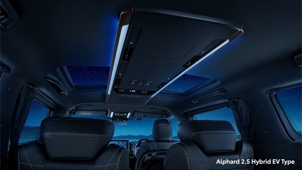 kabin luas Toyota Alphard 7 penumpang