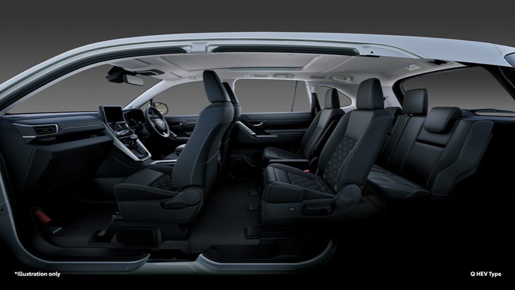 captain seat Toyota Innova Zenix ottoman