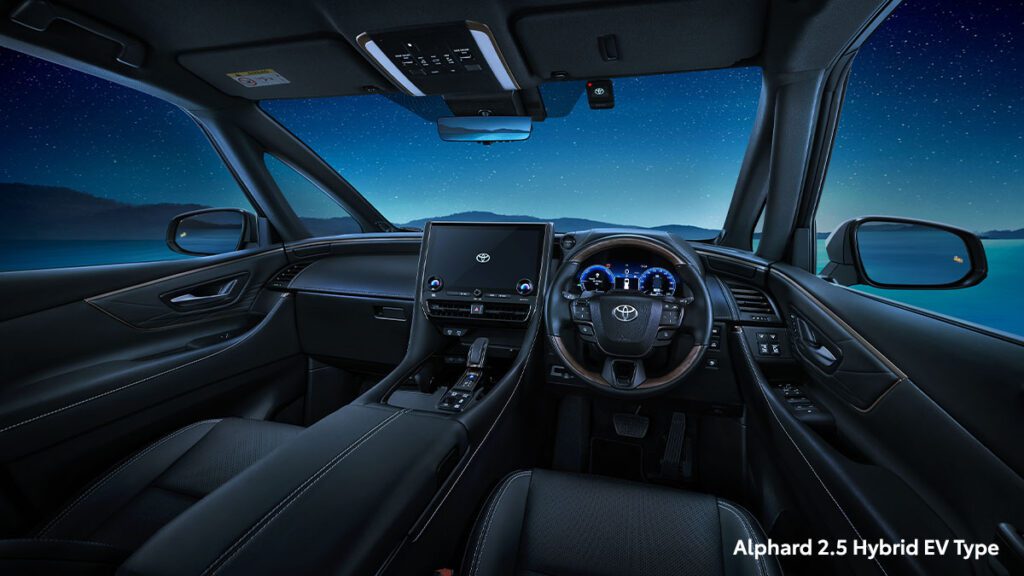 dashboard mewah Toyota Alphard