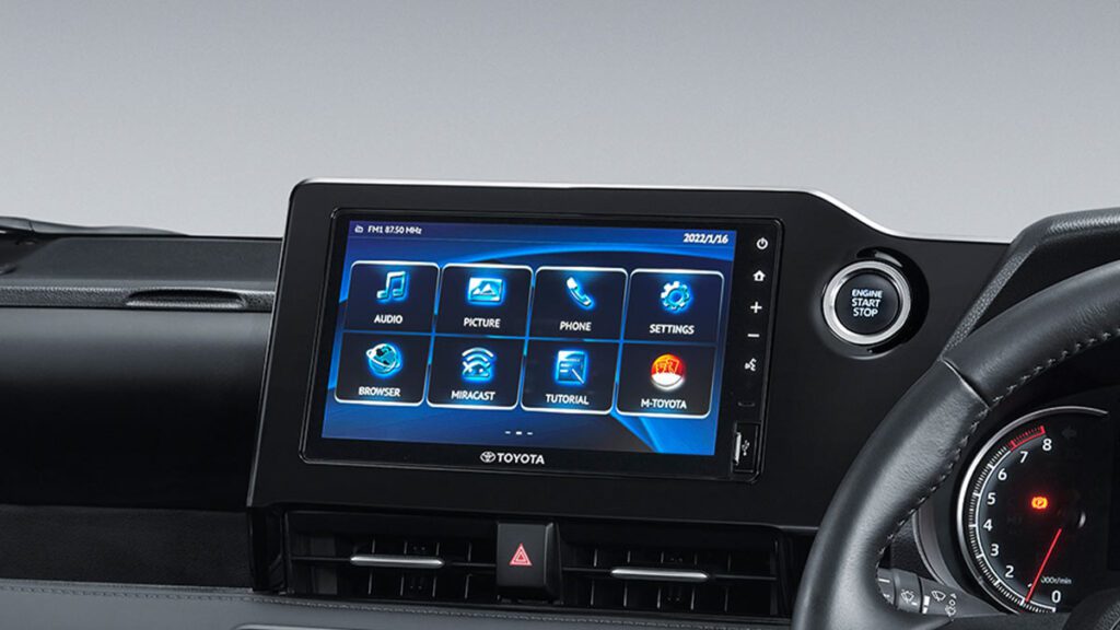 head unit touchscreen toyota voxy