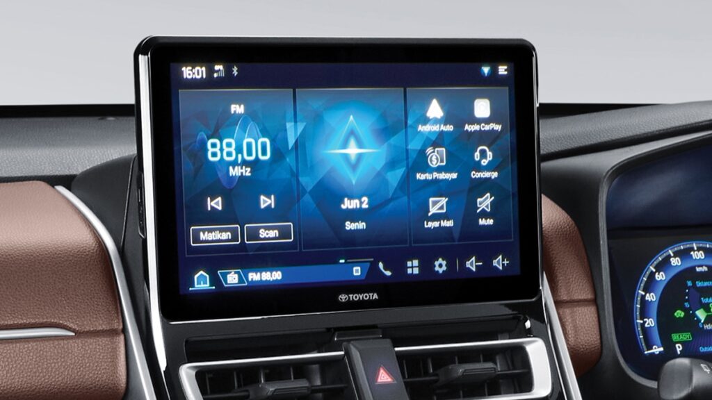 head unit layar sentuh Innova Zenix