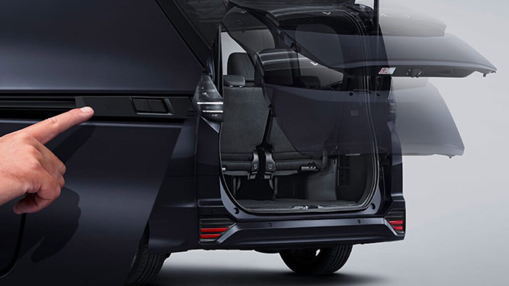New Dashing Power Back Door With Side Button