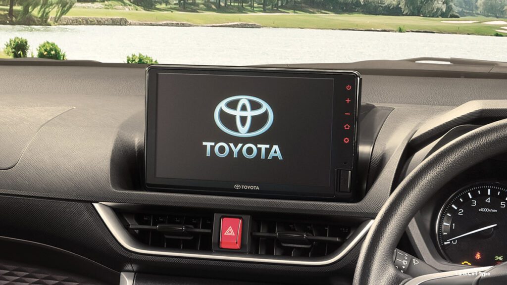 fitur head unit touchscreen interior all new toyota avanza terbaru (1.5 G Type)