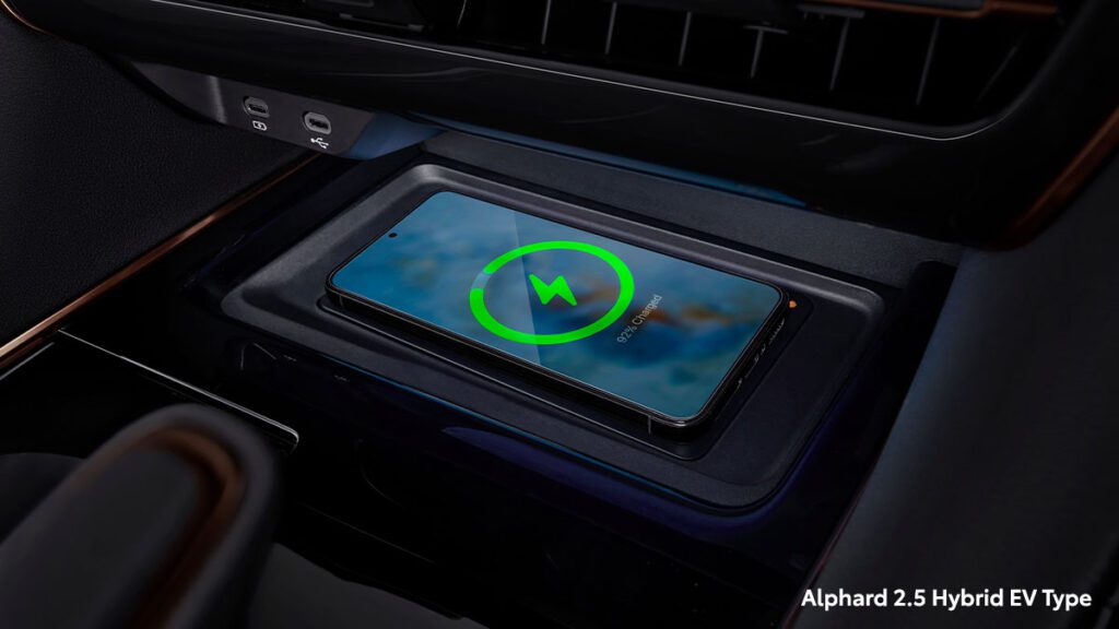 Wireless Charger Mobil Alphard